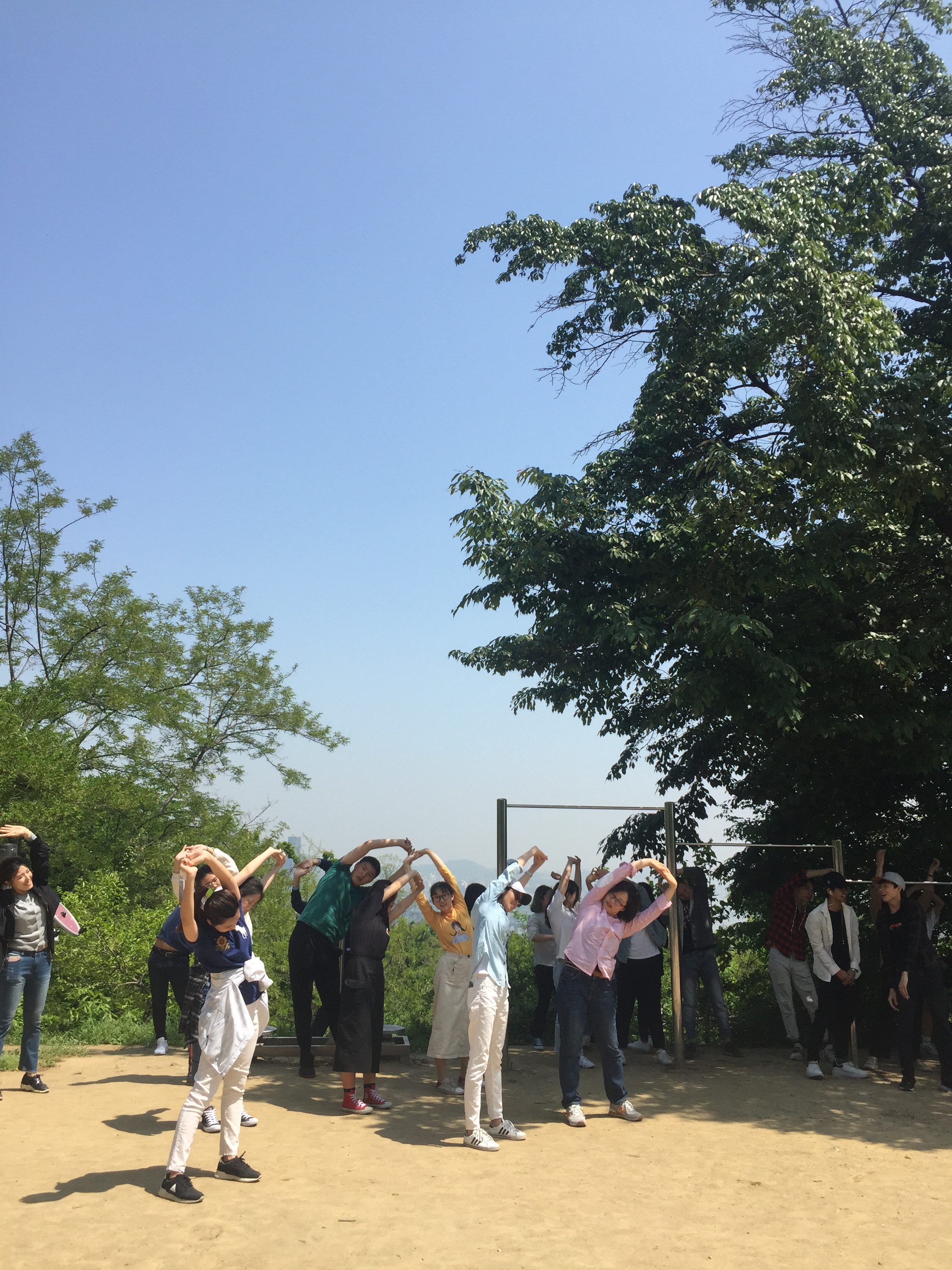 韩国语学堂留学生登山活动